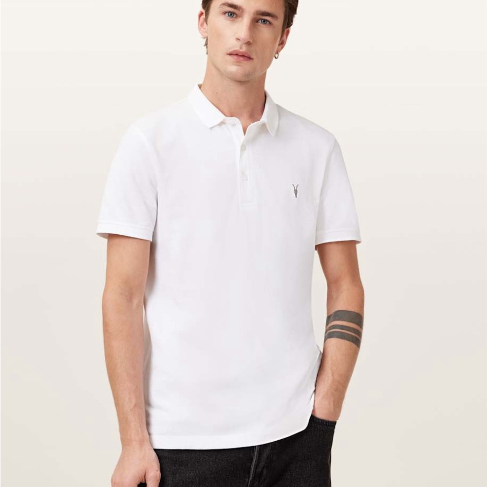 ALLSAINTS REFORM SHORT SLEEVE POLO SHIRT
